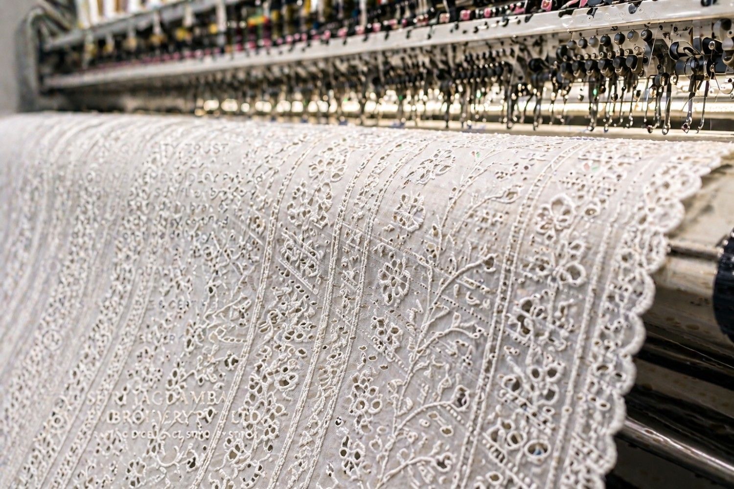 Premium Schiffli Embroidery for Global Fashion Brands
