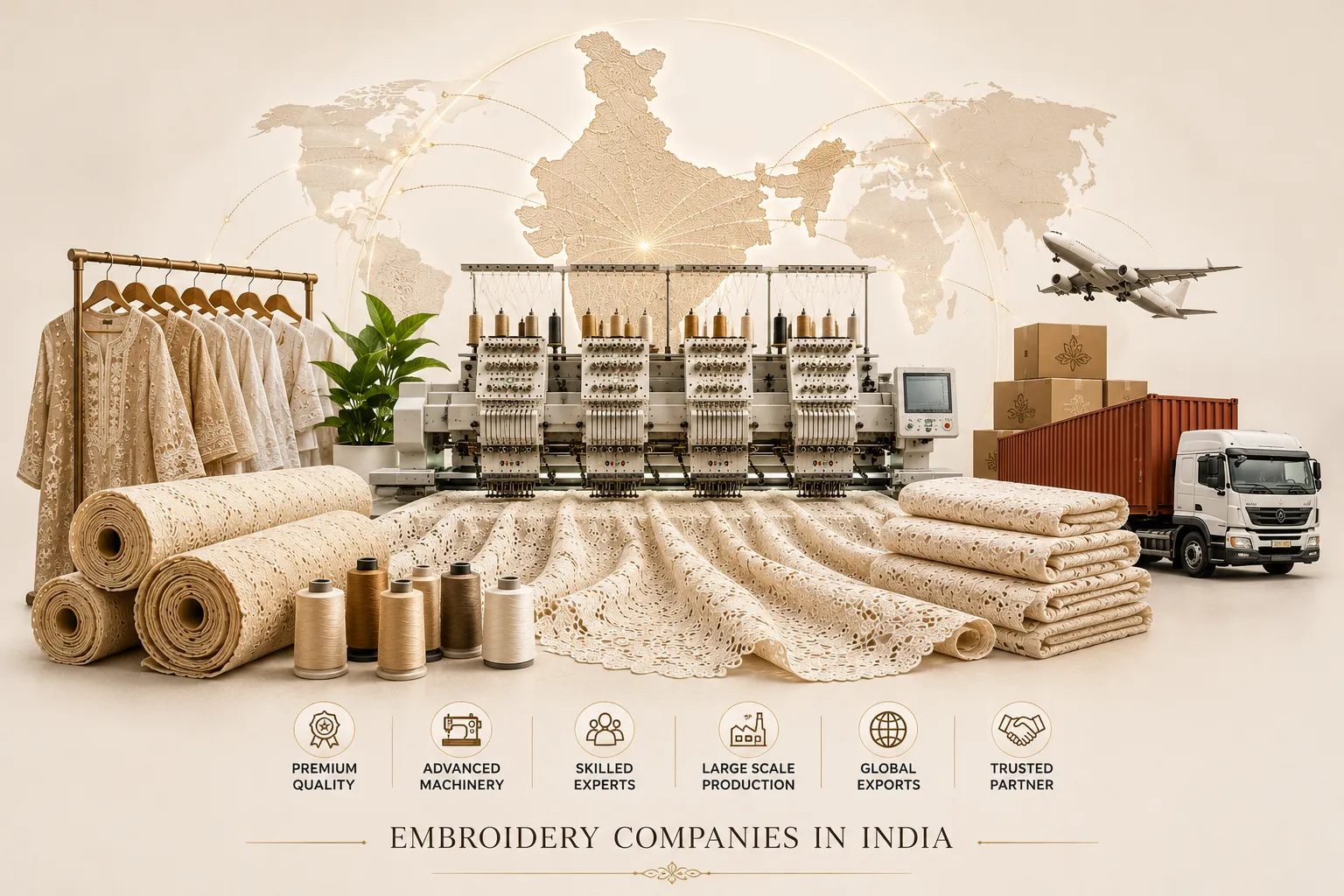 Top 5 Embroidery Companies in India You Can Trust for Quality Work
