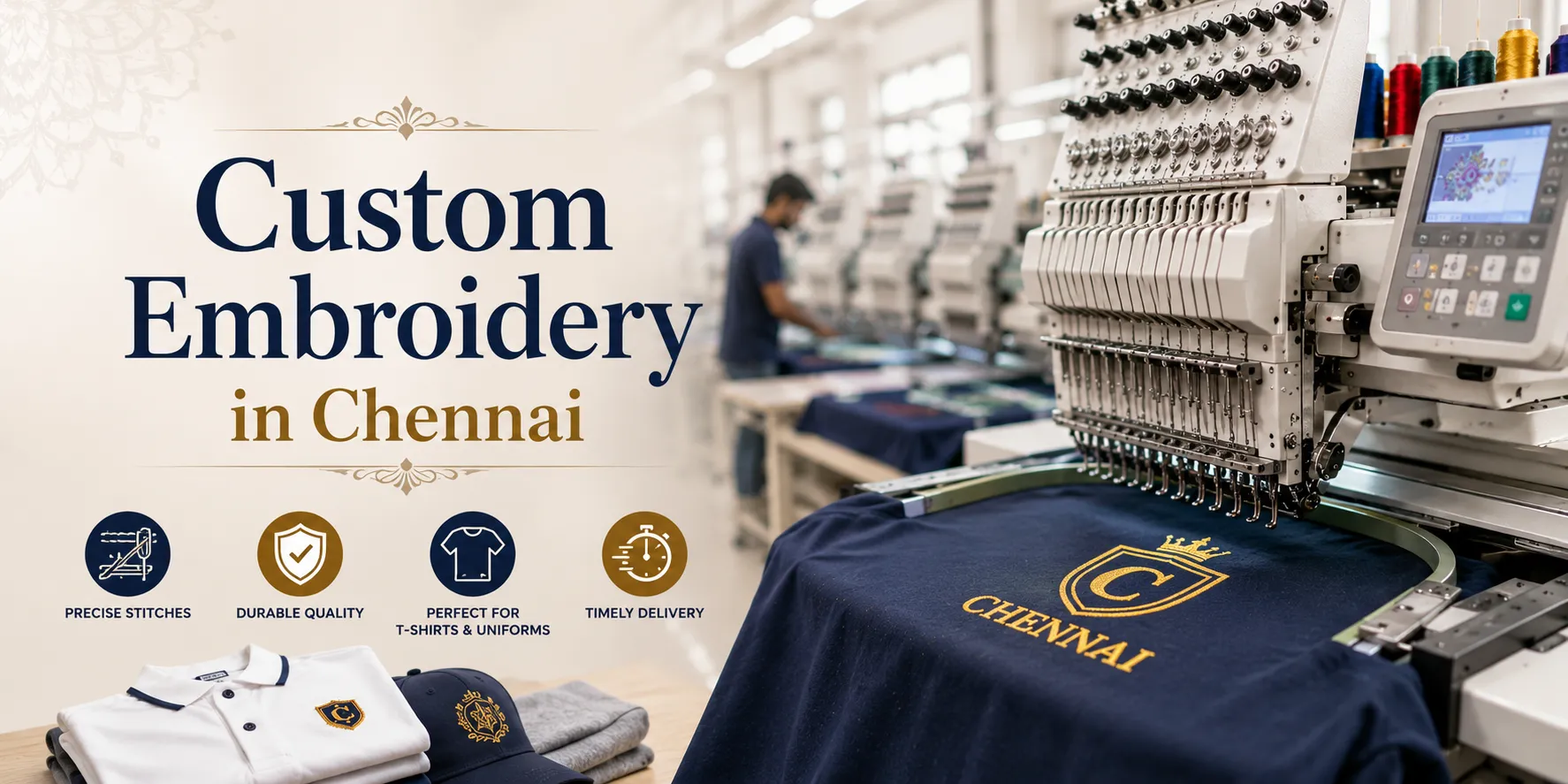 Custom Embroidery in Chennai