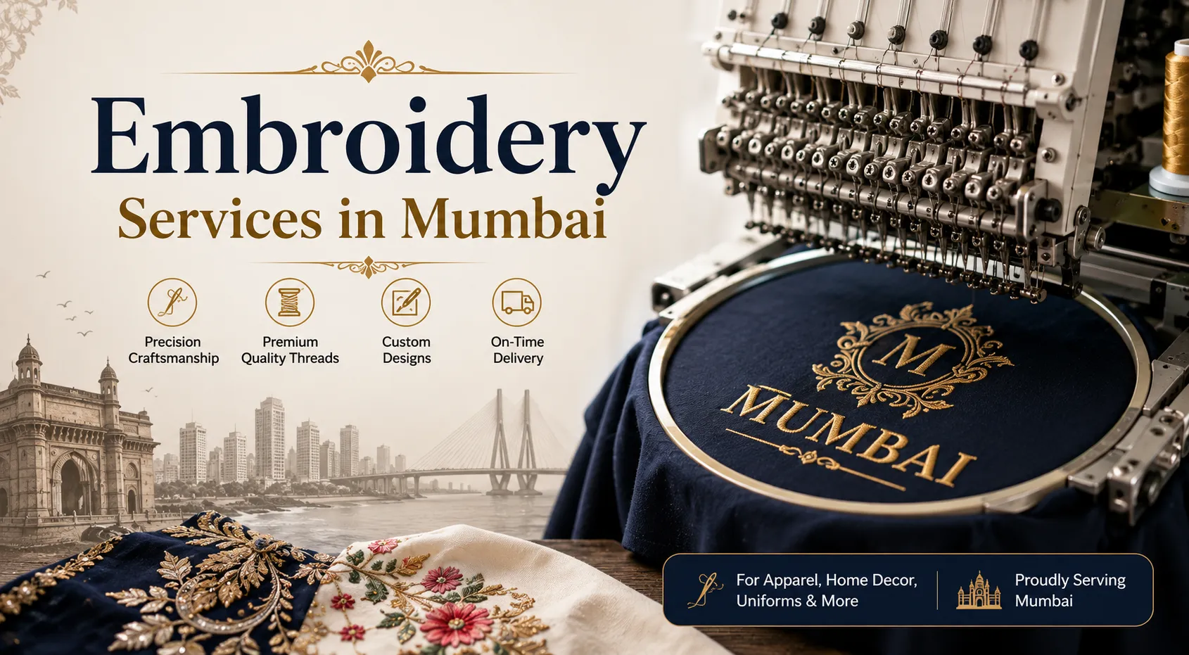 Embroidery Services in Mumbai