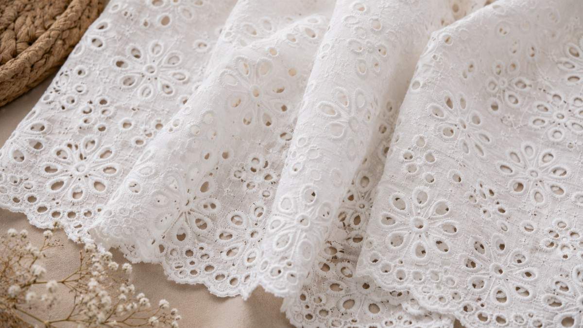 Schiffli Lace Fabric