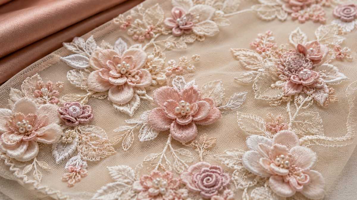 3D Embroidered Fabric