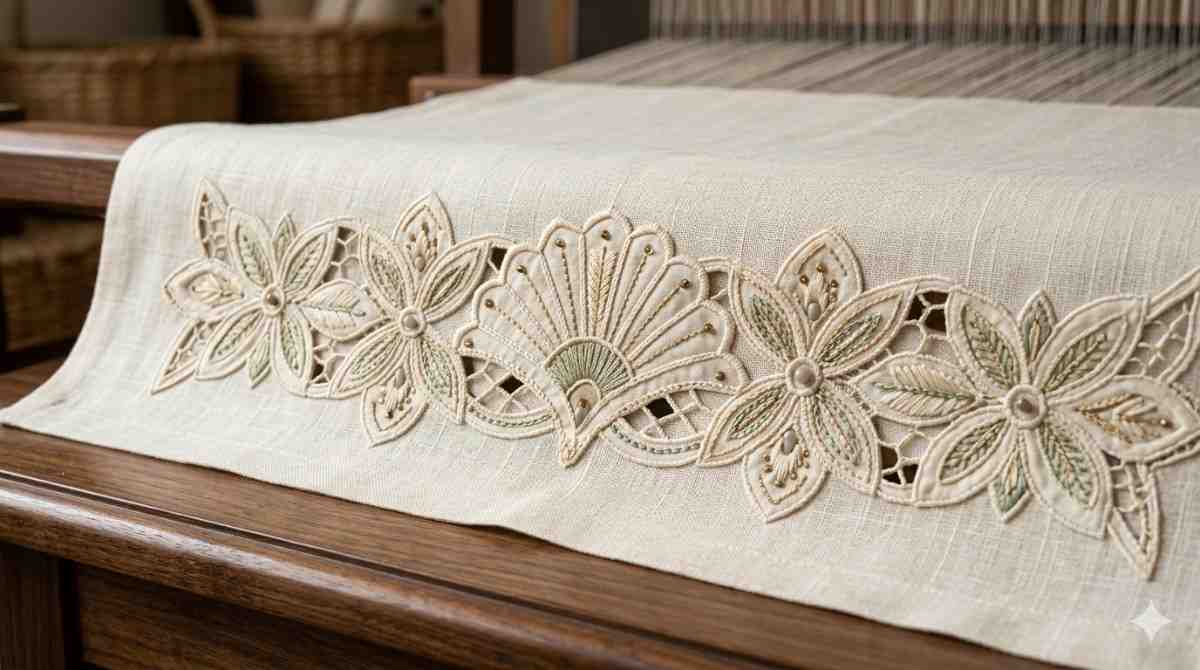 Applique Embroidery Fabric