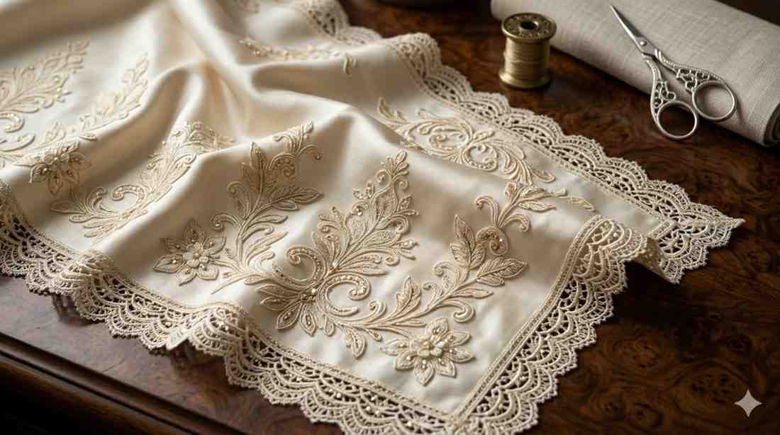 Lace Applique Fabric